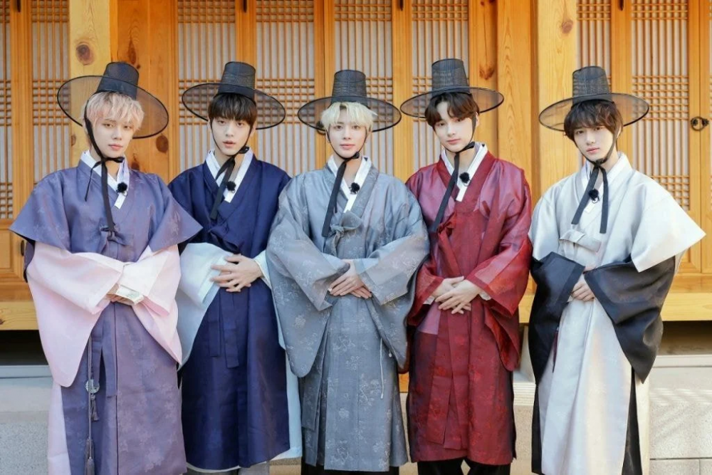 Image result for txt new years hanboks