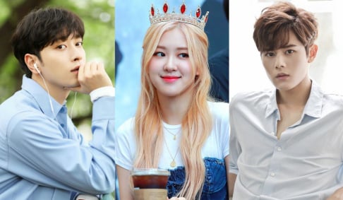 BLACKPINK, Rosé, Golden Child, Lovelyz, (Jisoo) Seo Ji Soo, Seventeen, Dino, WEi, Wooah (Woo!ah!), ZE:A, Dongjun, 2PM, Chansung