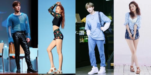 I-DLE, Soojin, MONSTA X, Shownu, I.M, Rain, Red Velvet, Seulgi, HyunA