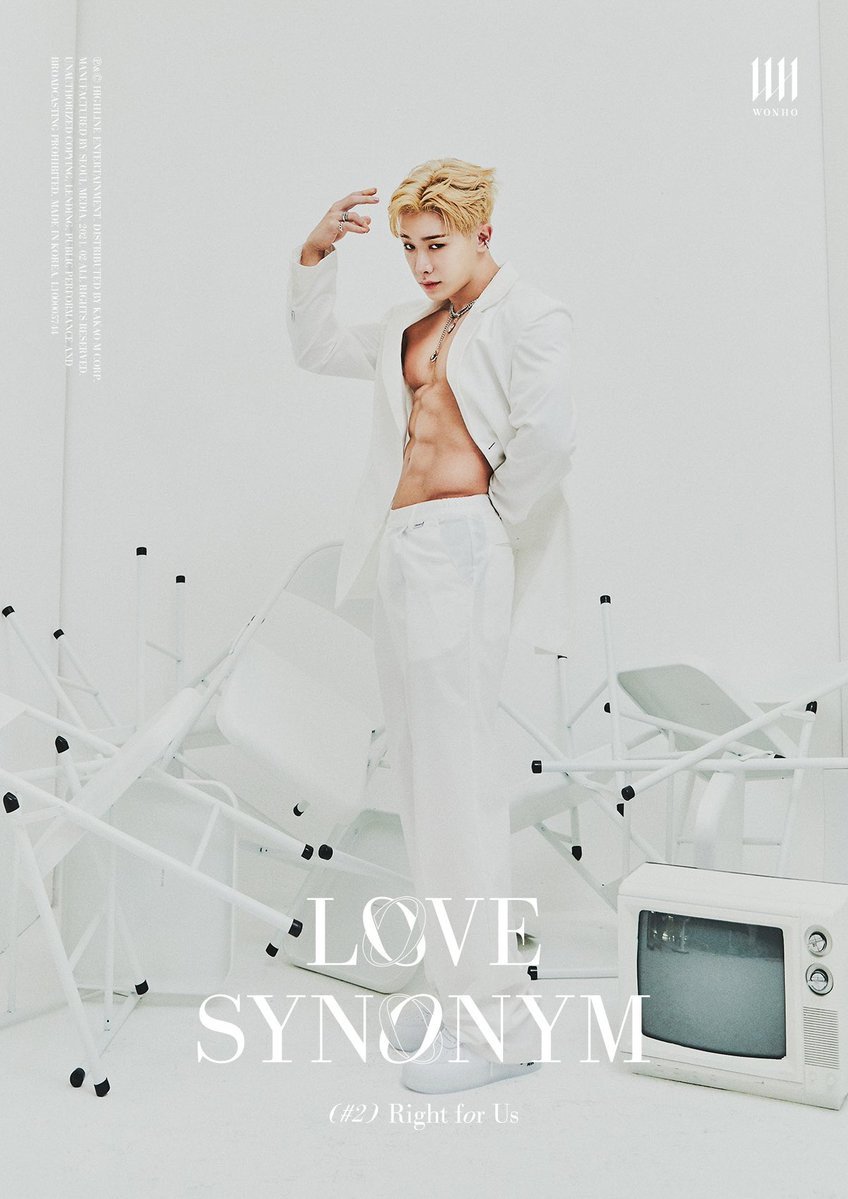 Wonho continues to smolder in new concept images for 'Love Synonym #2