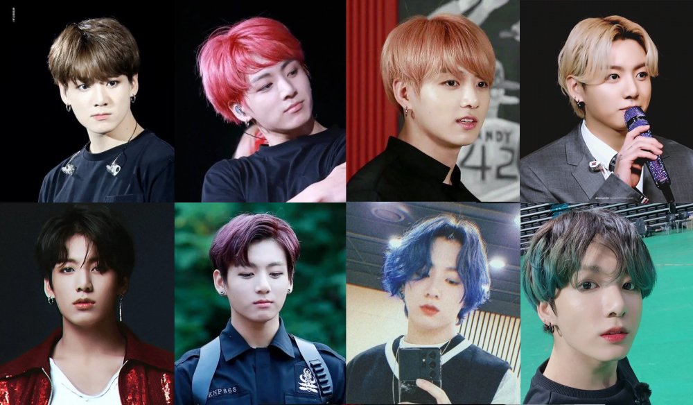 BTS fans say Jungkook's rainbow hair collection is finally complete |  allkpop