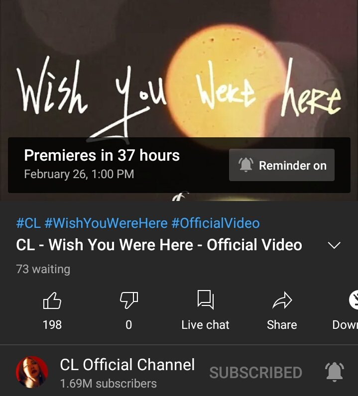 Wish You Were Here, CL