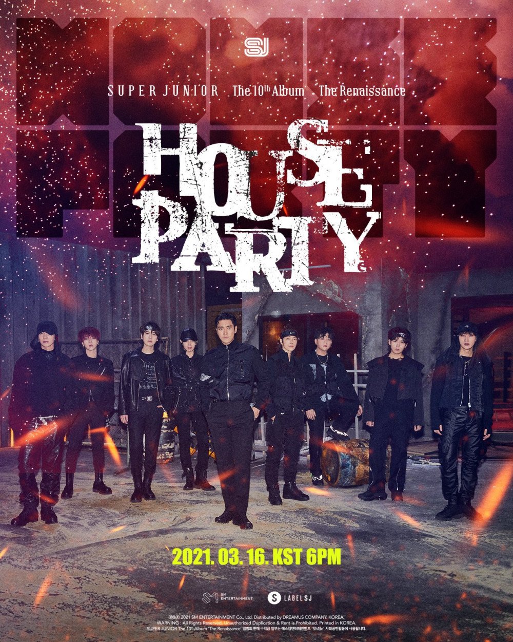 [Камбэк] Super Junior альбом "The Renaissance": музыкальный клип "House Party"