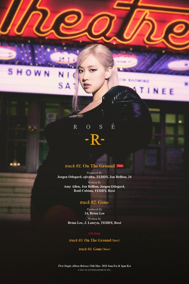 [Соло-дебют] Розэ альбом "-R-": музыкальный клип "On The Ground"
