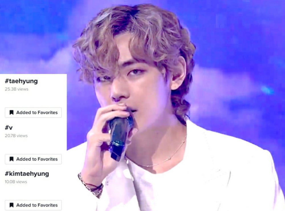 Ви из BTS ставит новые рекорды на Tiktok с хэштегами, получившими миллиарды просмотров