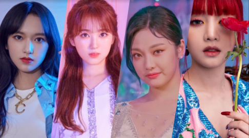 aespa, BLACKPINK, Cosmic Girls, I-DLE, IZ*ONE, TWICE