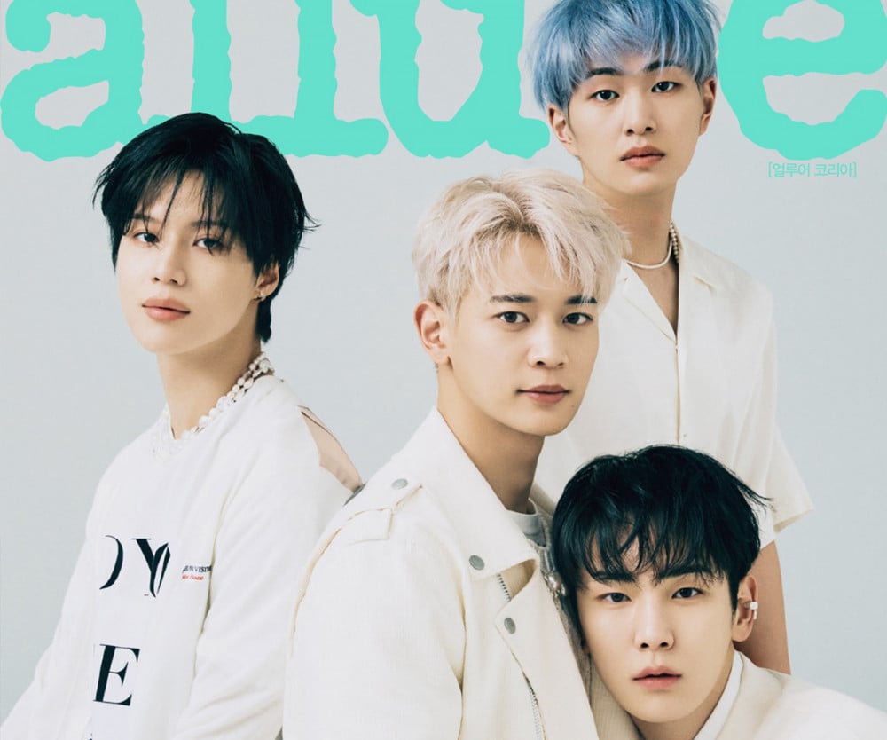 SHINee land on the cover of 'Allure' | allkpop