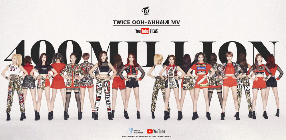 Twice S Like Ooh Ahh Becomes Group S 6th Mv To Surpass 400m Youtube Views Allkpop Twice S Like Ooh Ahh Becomes Group S 6th Mv To Surpass 400m Youtube Views Allkpop