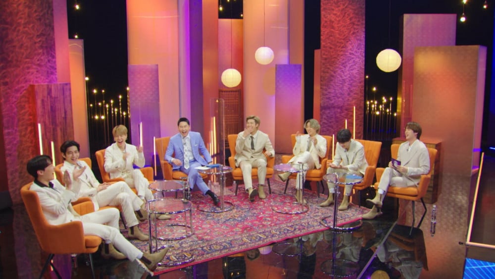 BTS завершили съемки специального выпуска ток-шоу «Let's BTS» с Шин Дон Ёпом и Чан До Ёном