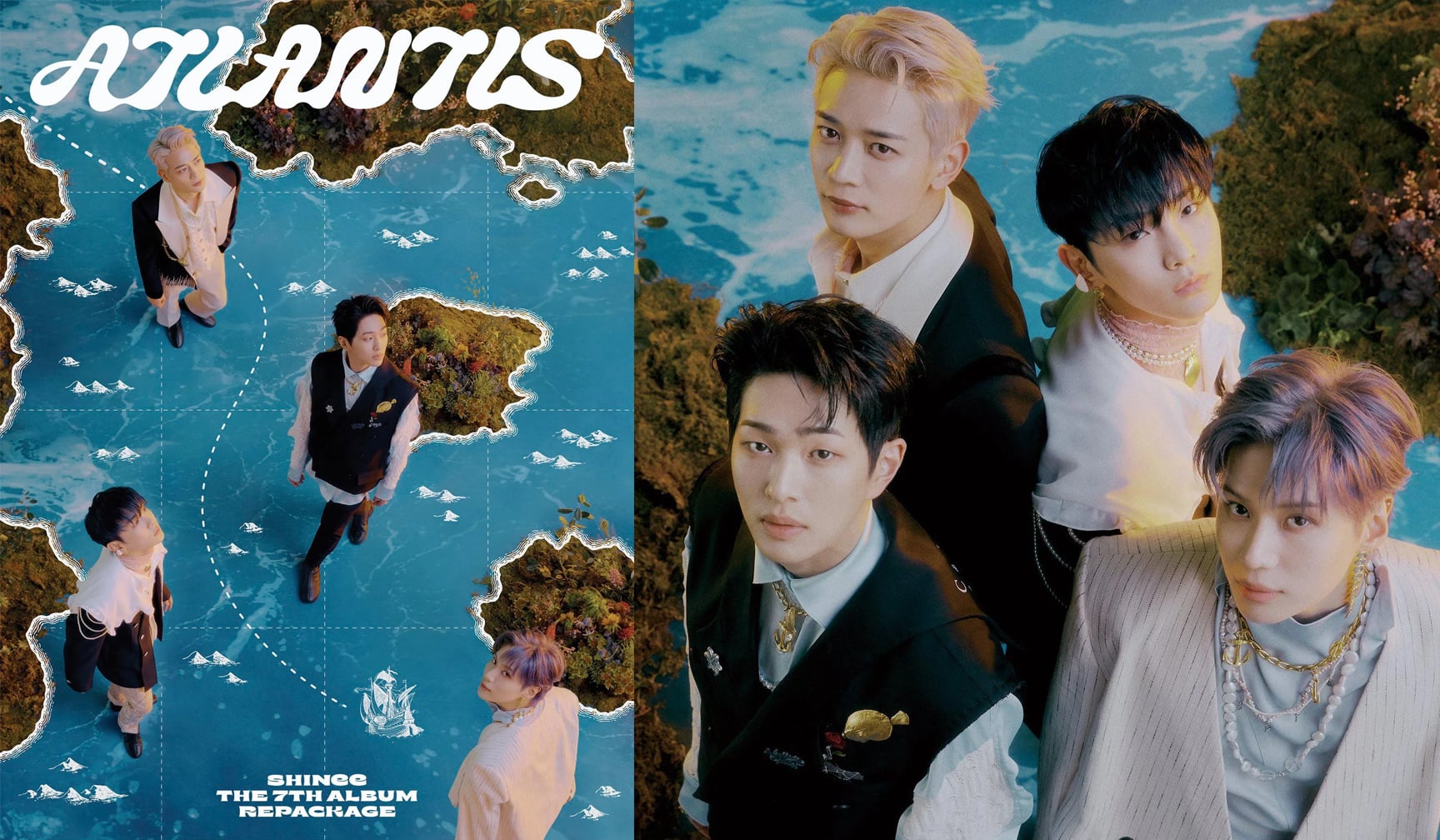 Shinee Is One Step Closer To Finding Atlantis In The New Set Of Concept Photo For Their Repackage Album Release Allkpop