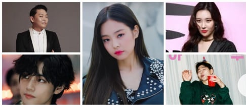 Jennie, Zico, V, Psy, Sunmi