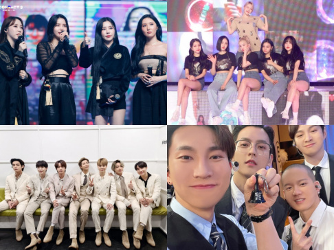 BTOB, BTS, GFriend (Girlfriend), MAMAMOO