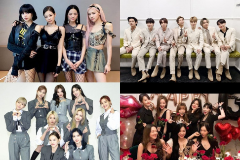 aespa, BLACKPINK, DAY6, EXO-SC, Girls