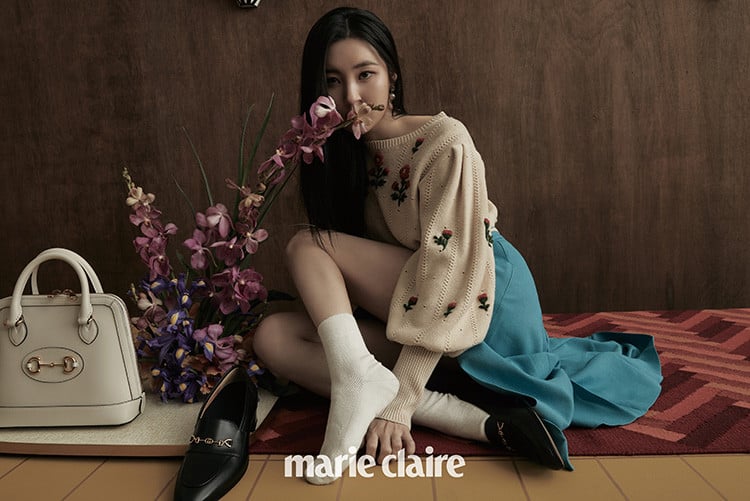 Ким Чонха и Сонми объединились для фотосесии в майском номере журнала Marie Claire Korea