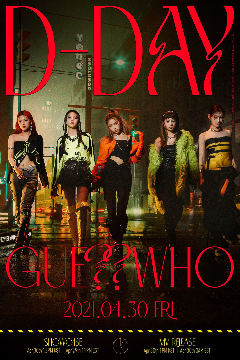 ITZY drops the 'D-Day' poster for their first world tour