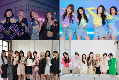 Big Bang, BLACKPINK, BB GIRLS (Brave Girls), BTOB, BTS, EXO, Girls