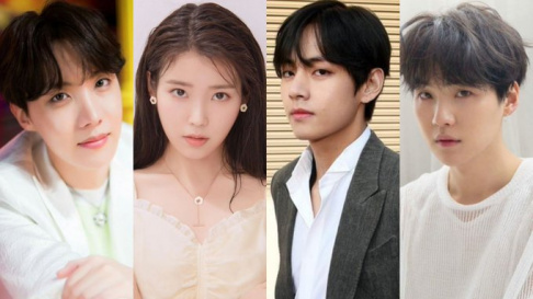 BTS, V, J-Hope, SUGA, RM (Rap Monster), IU