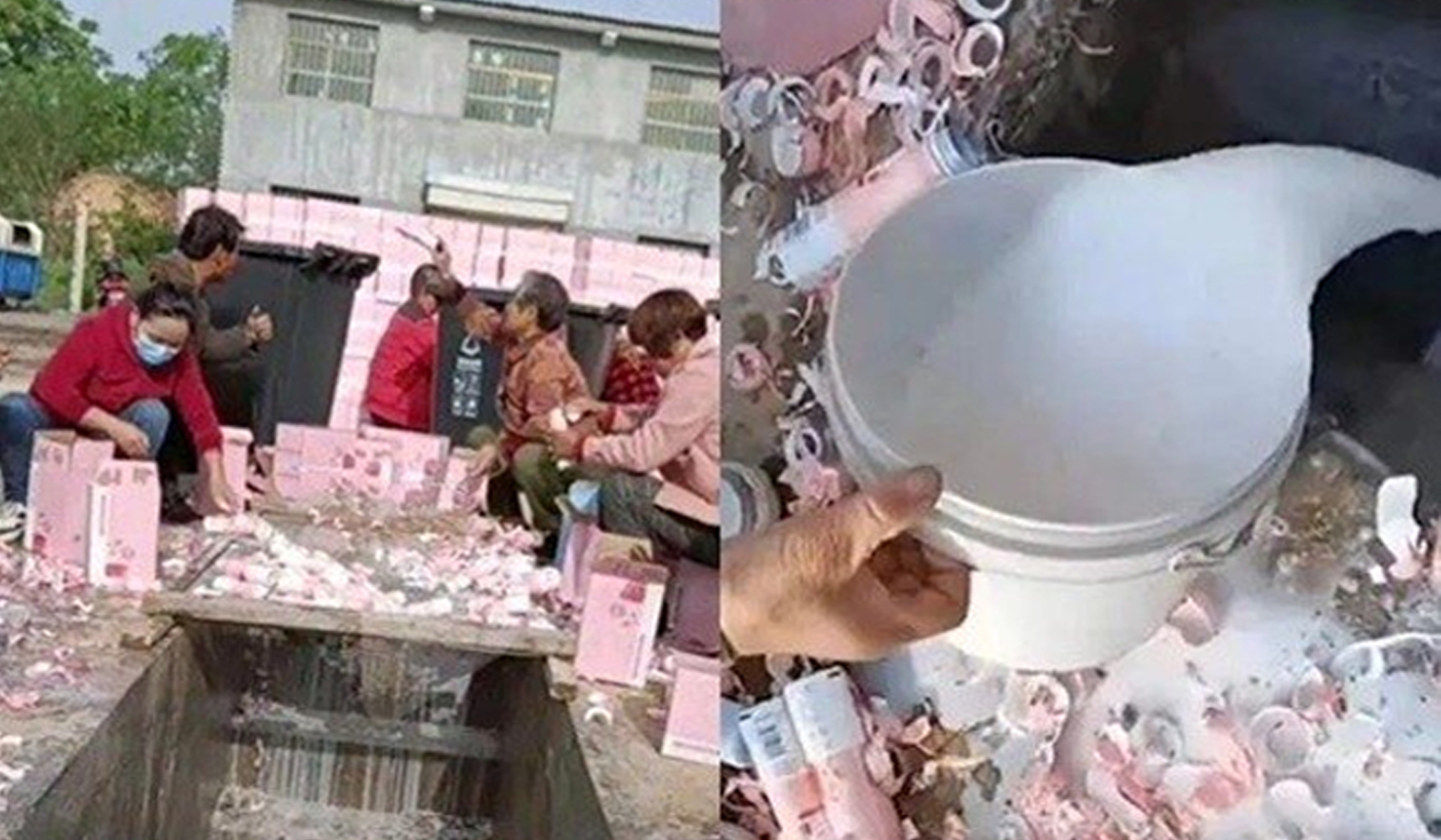 So Wasteful Just To Get Voting Tickets Korean Netizens Can T Believe The Amount Of Milk That Was Thrown Away By Chinese Idol Fans Allkpop