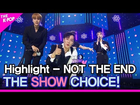 Highlight Take Home Their First 1 Trophy For Not The End On This Week S The Show Allkpop