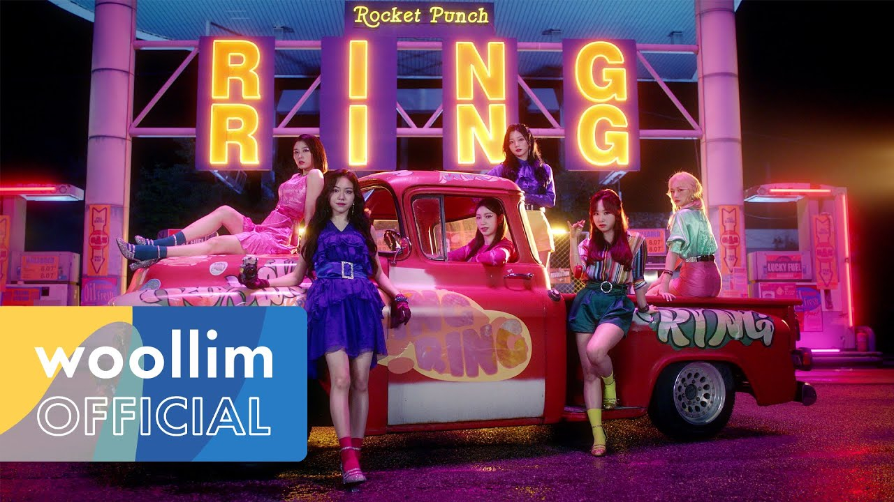 Rocket Punch go on a retro night out in 'Ring Ring' MV teaser | allkpop