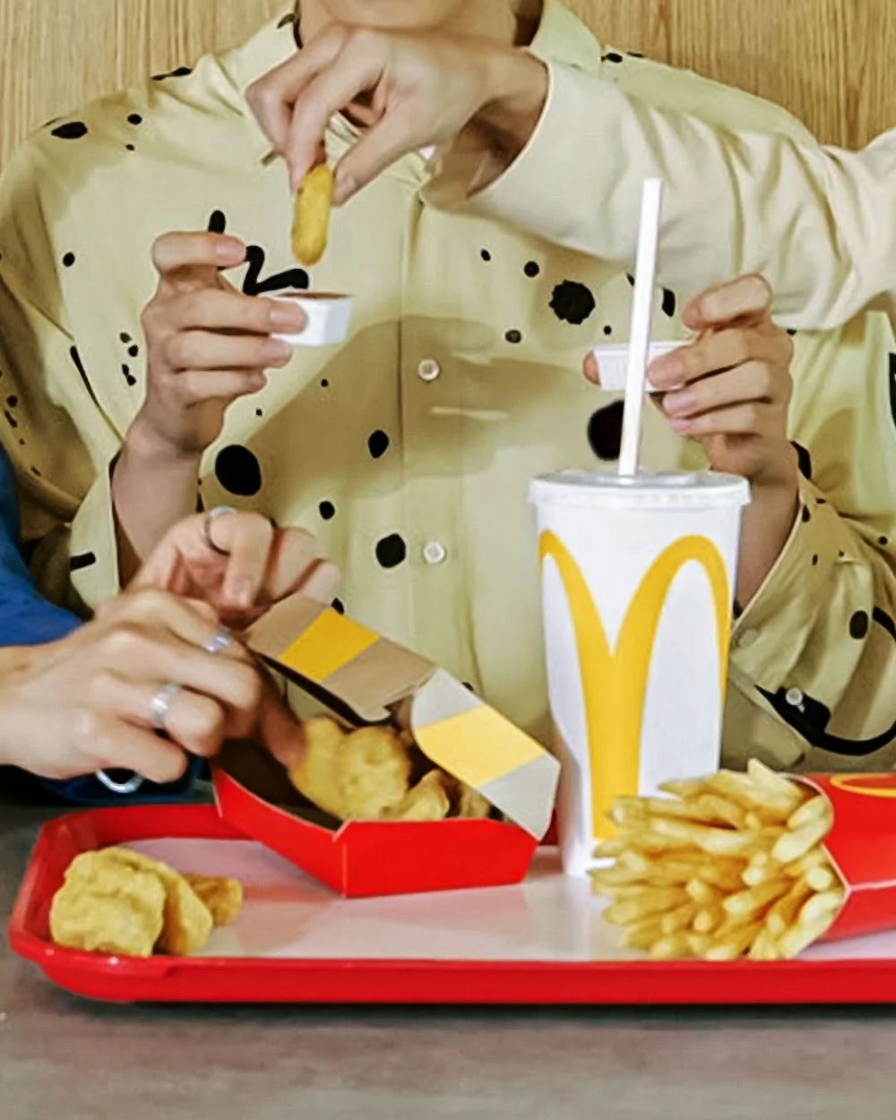 mcdonald bts t shirt
