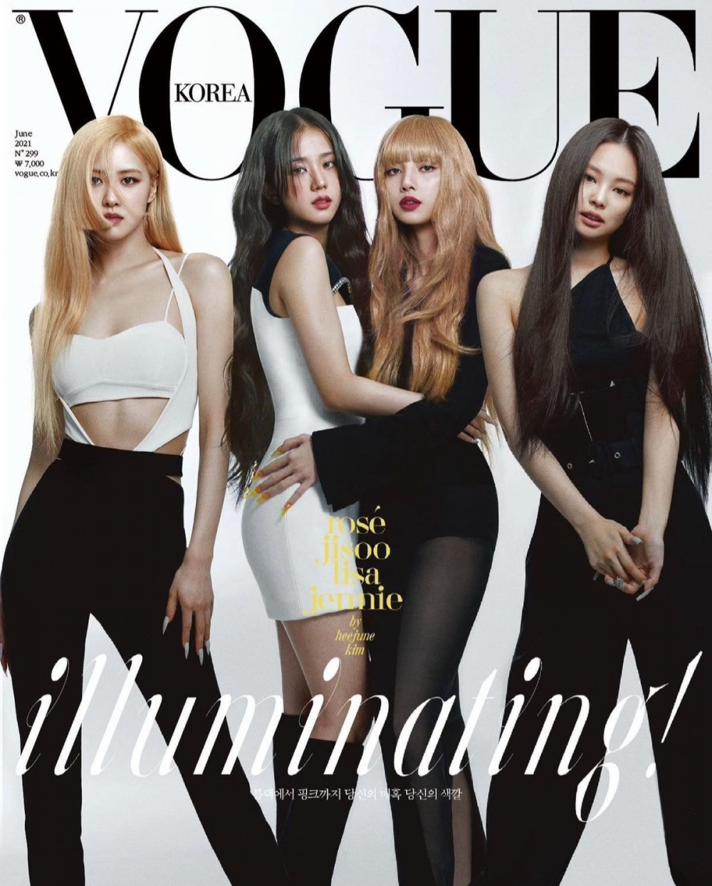 Участницы BLACKPINK на обложке журнала VOGUE Korea