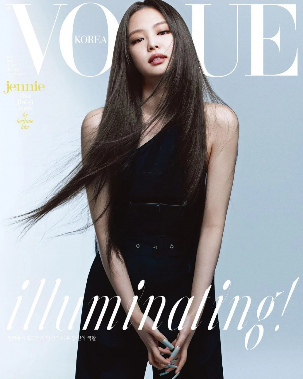 Участницы BLACKPINK на обложке журнала VOGUE Korea