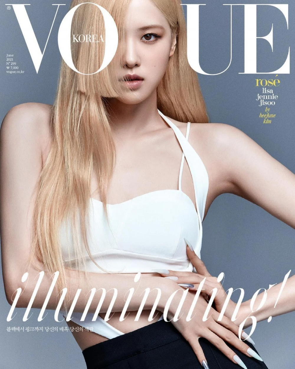 Участницы BLACKPINK на обложке журнала VOGUE Korea