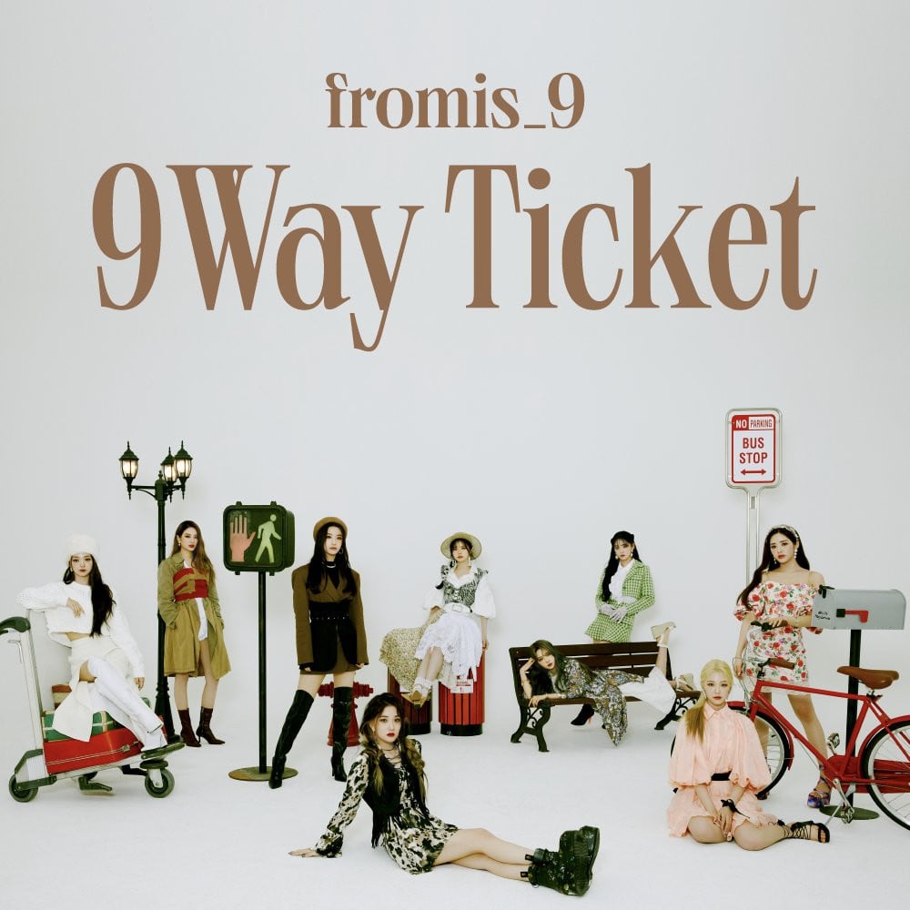 fromis_9 comes together for '9 Way Ticket' cover image teaser | allkpop