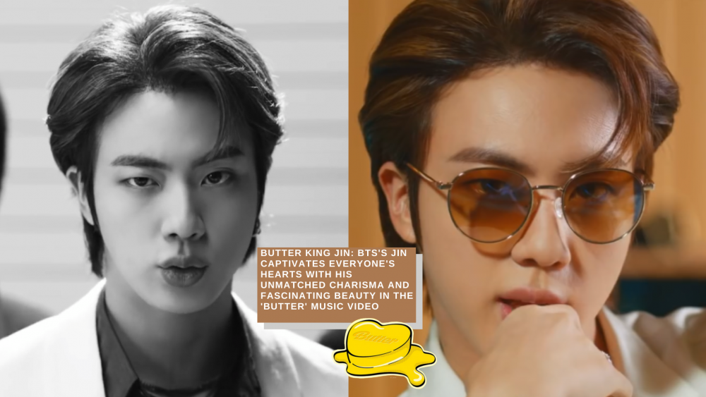 Butter King Jin: BTS's Jin captivates the hearts of many with his charisma  and fascinating beauty in the Butter music video