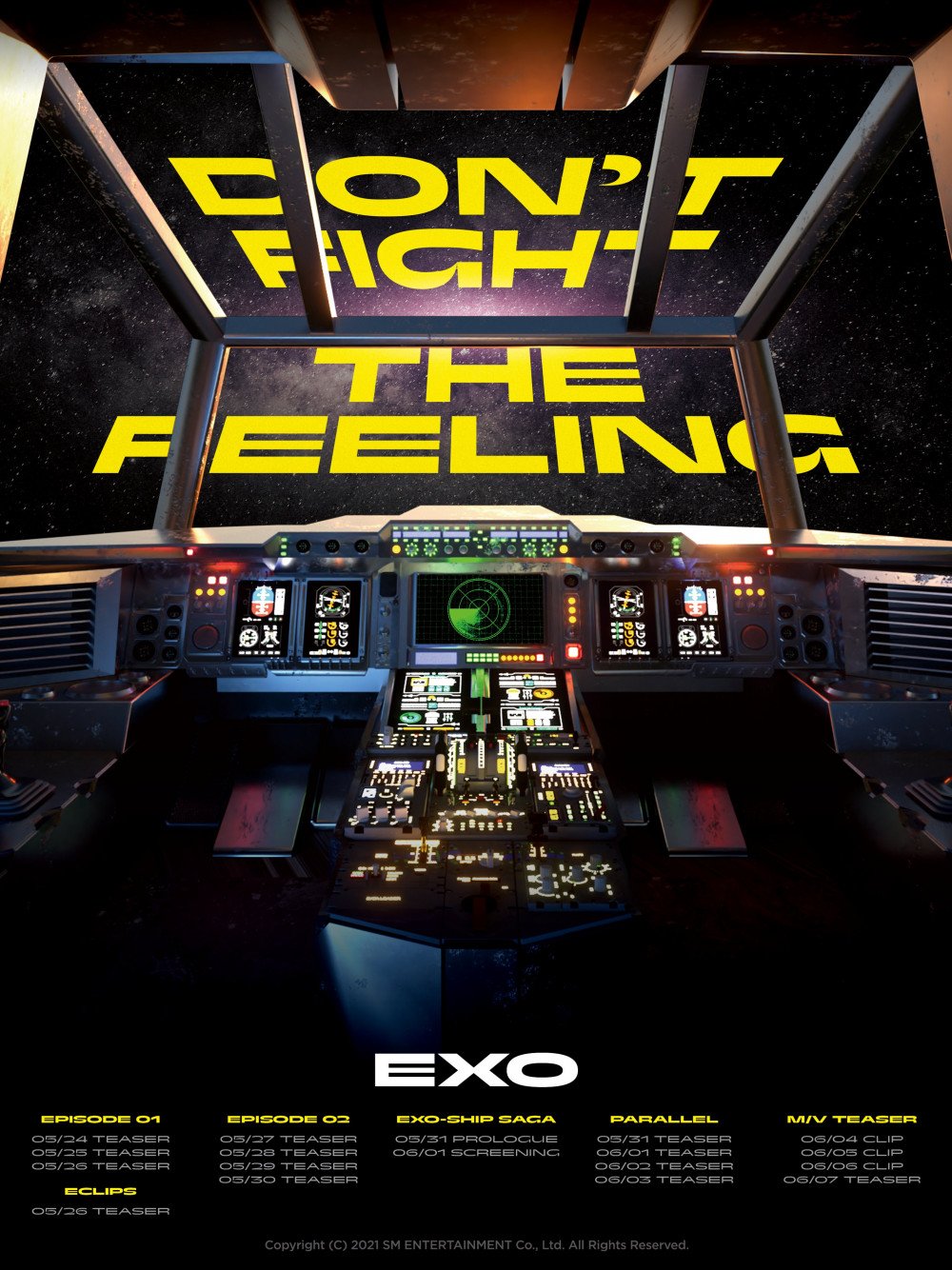 [Камбэк] EXO альбом "Don't Fight the Feeling": музыкальный клип "Don't Fight the Feeling"