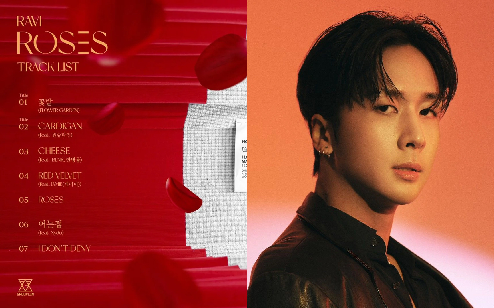 Ravi reveals the track list to his 4th EP 'Roses' allkpop