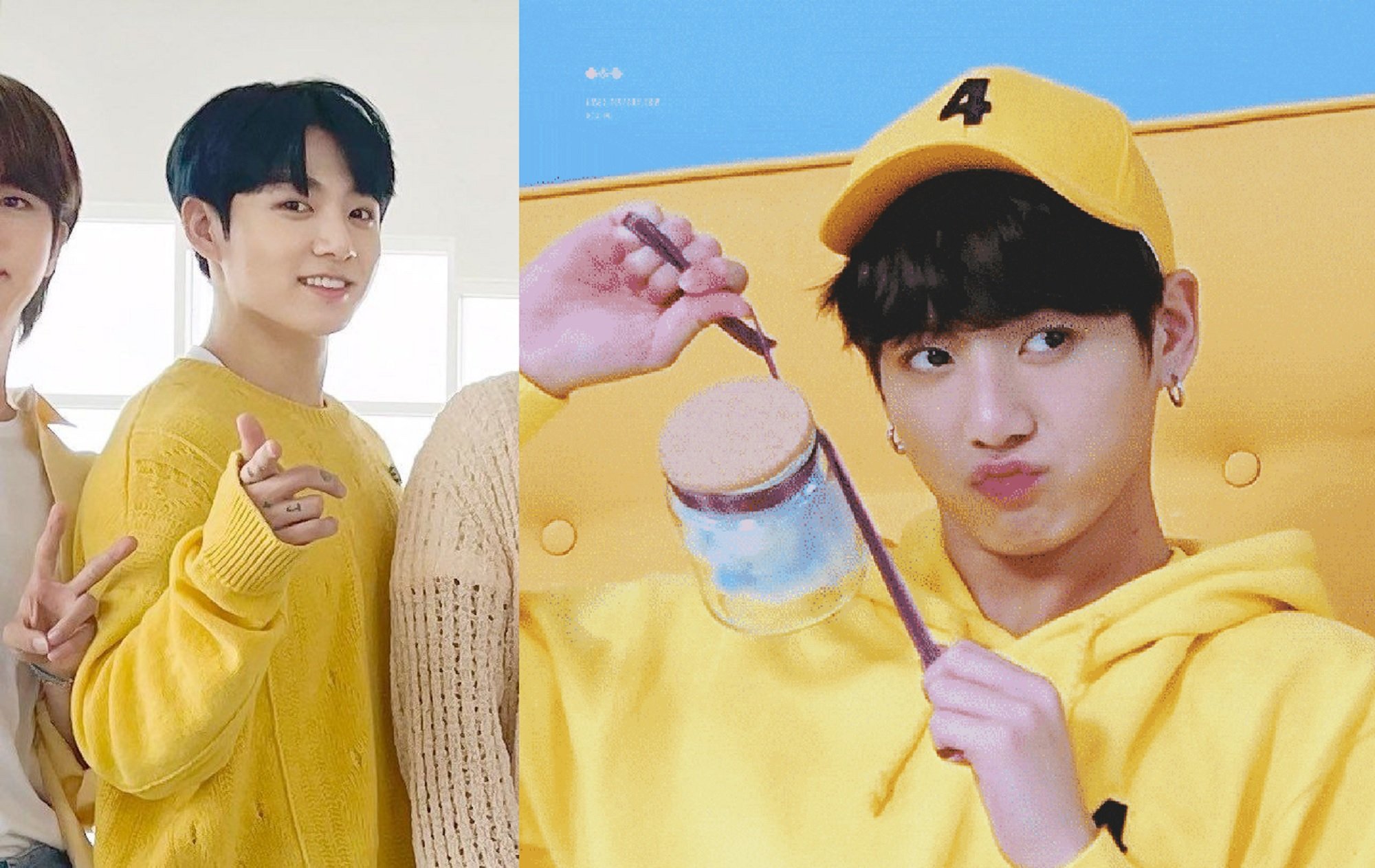 Jungkook yellow sweater shop