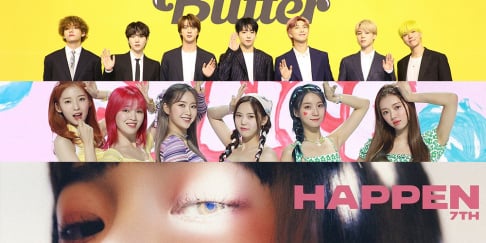 aespa, BB GIRLS (Brave Girls), BTS, Heize, IU, Oh My Girl