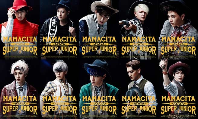 3. Eunhyuk's light blue hair in Super Junior's "Mamacita" music video - wide 4