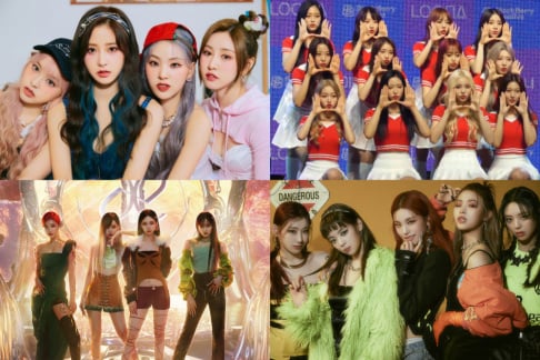 aespa, BB GIRLS (Brave Girls), Cherry Bullet, Cignature, Cosmic Girls, DIA, ITZY, LOONA, Lunarsolar, Momoland, SECRET NUMBER, Weki Meki