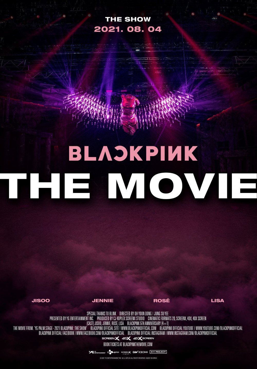 Фильм "BLACKPINK: THE MOVIE" будет показан в России, Украине и странах СНГ