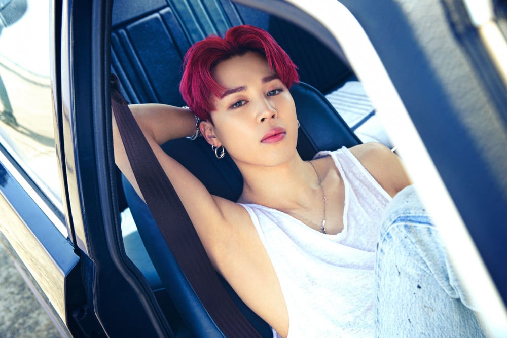 4. Jimin's Blue Hair Inspires Fans in 2018 - wide 5