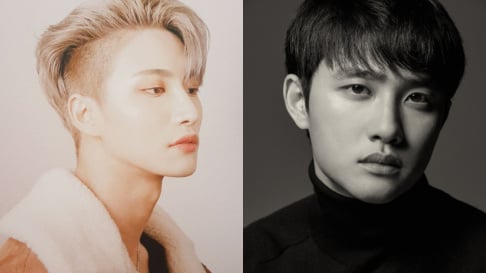 Seonghwa, Jin, Doh Kyung Soo (D.O.), Mark, WayV, DK, Bang Chan