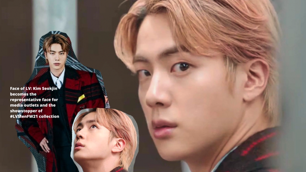 Kim Seokjin becomes the showstopper of #LVMenFW21 collection