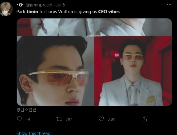 JIMIN DATA on X: New #LouisVuitton × BTS V LIVE update  Jimin LV Frontman  looks breathtaking #LVMenFW21 #BTSxLouisVuitton #HappyJimin9400Day   / X