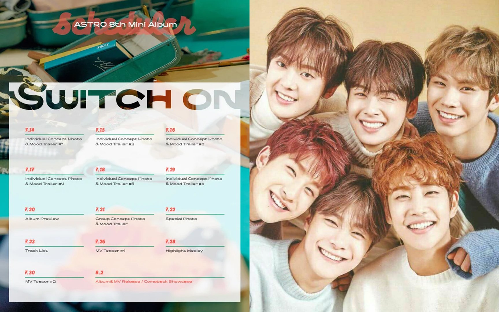 ASTRO is ready to turn the “Switch On” for their upcoming 8th mini