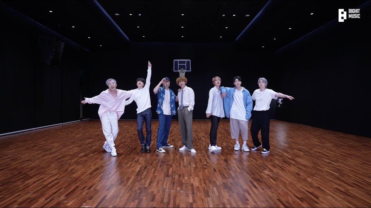 BTS don't need 'Permission to Dance' in choreography practice video