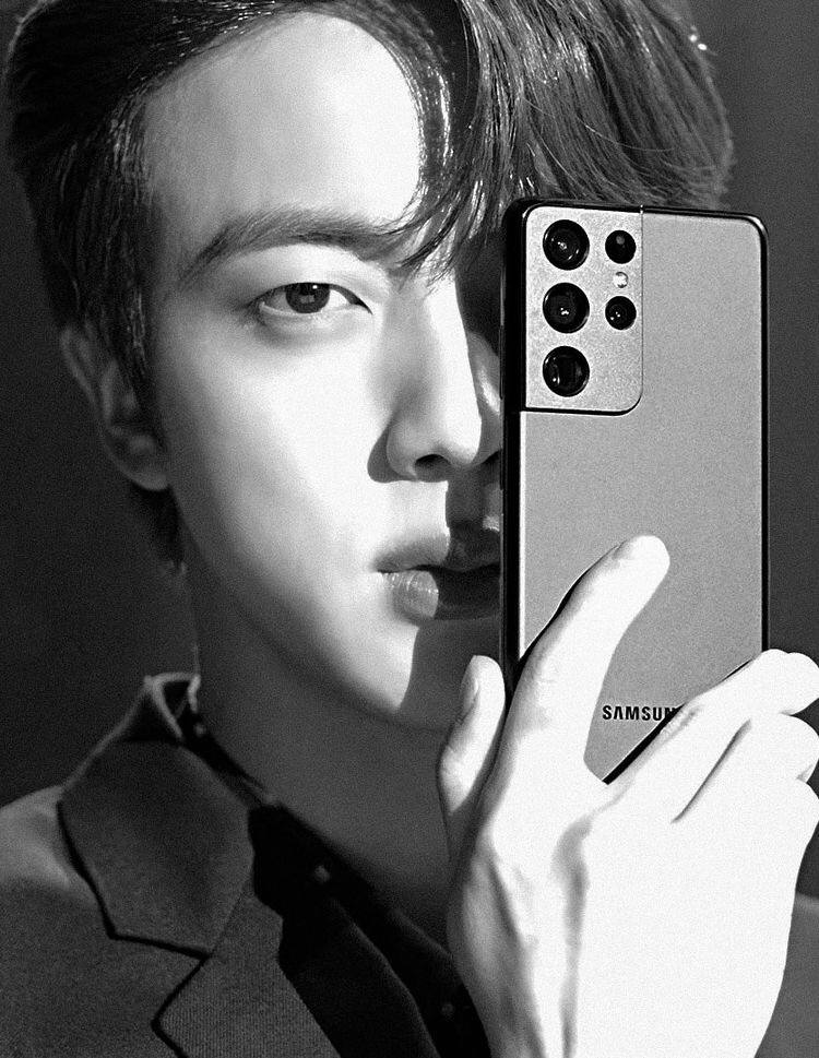 Louis Vuitton's artistic director Virgil Abloh posts an Instagram story of  BTS's Jin