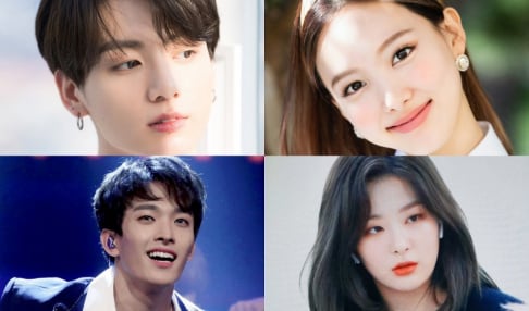 Rosé, Jungkook, Doh Kyung Soo (D.O.), Haechan, Seulgi, DK, Nayeon, Jihyo