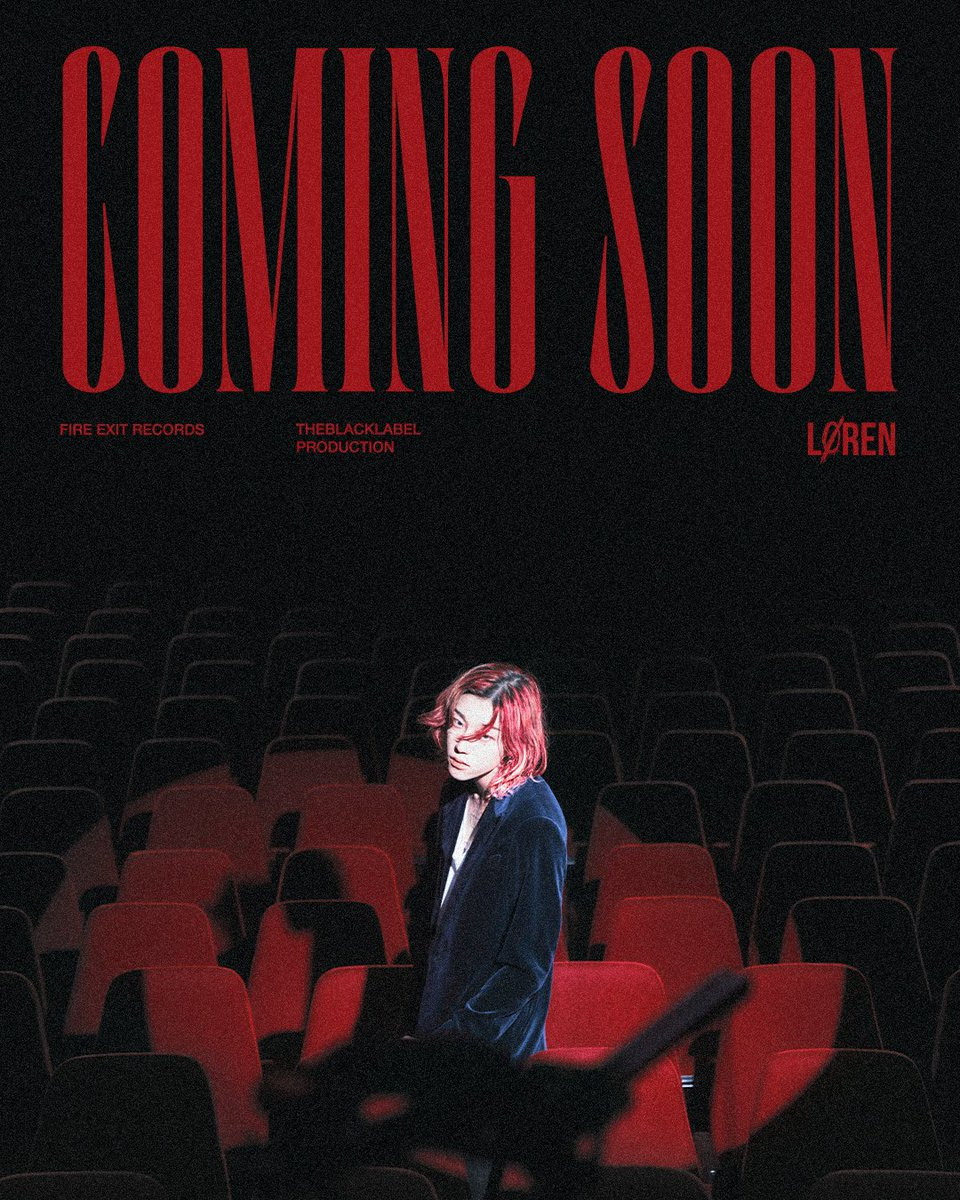 [Камбэк] LØREN альбом: постер "coming soon"