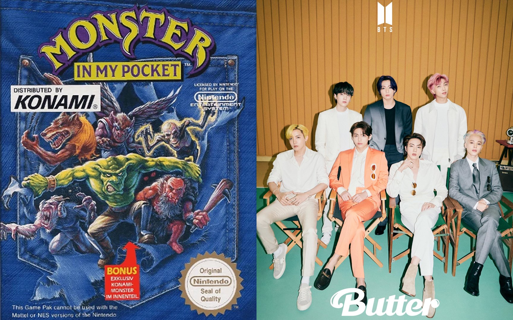 Does BTS “Butter” sound like this video game from Nintendo “Monster In