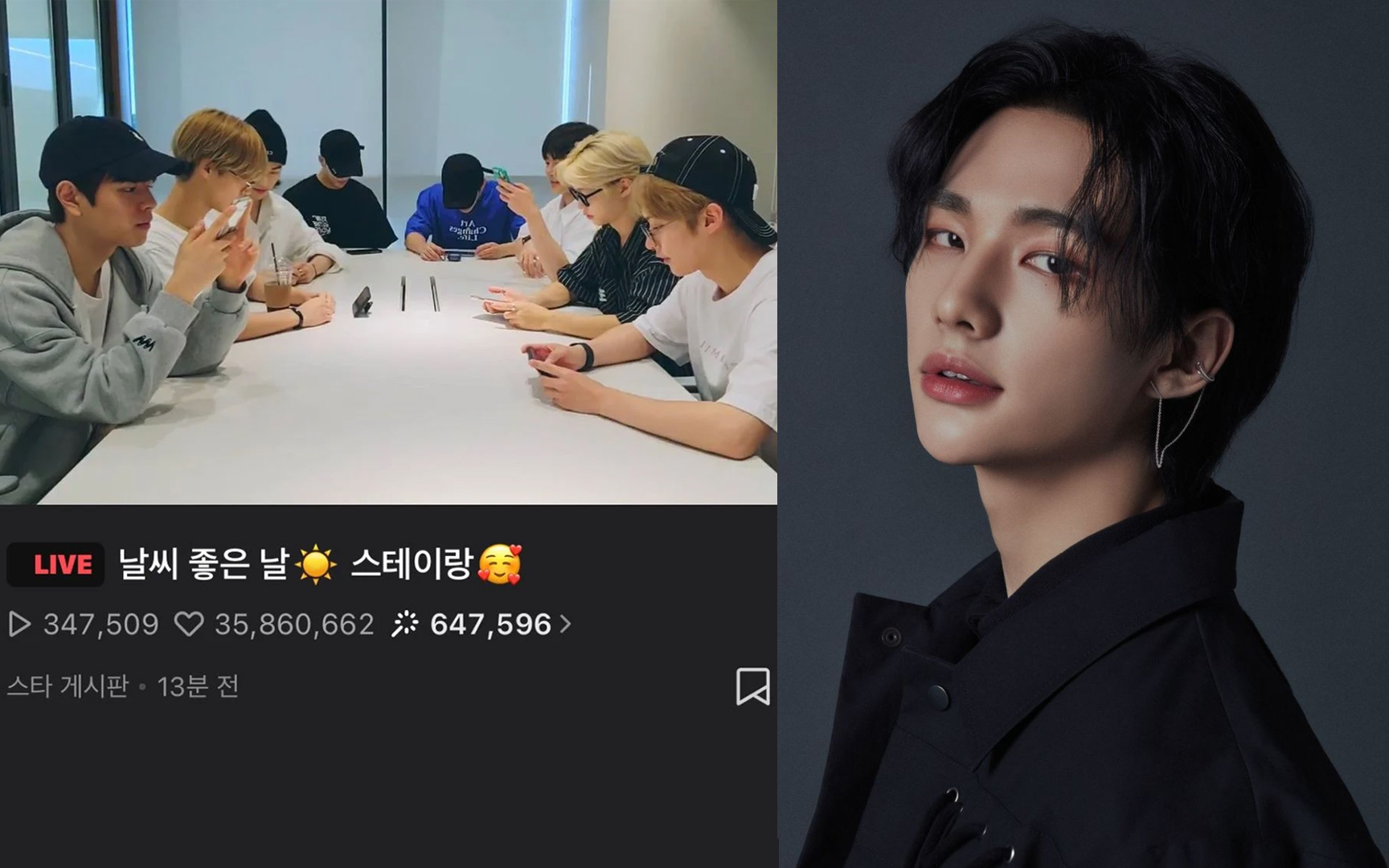 How netizens feel about Hyunjin appearing in the latest V Live with ...