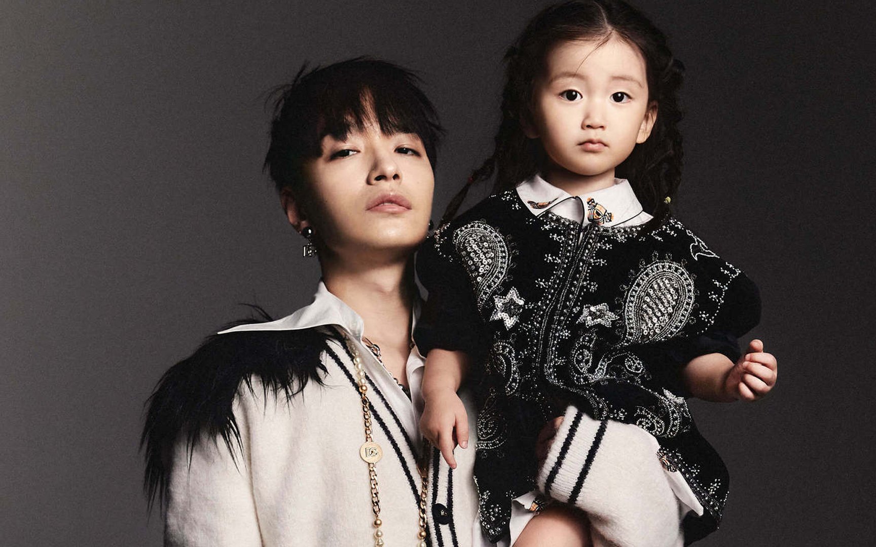 Simon D displays sweet charms in a pictorial with his niece ‘Chae Chae