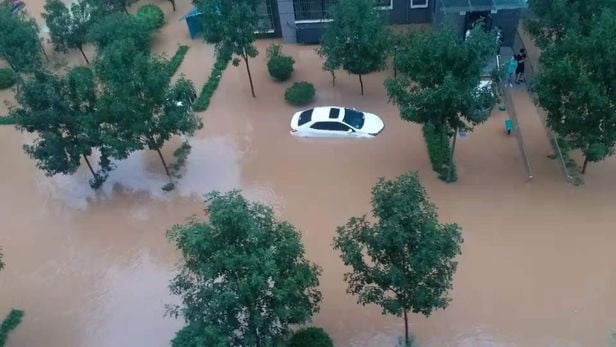 Фанатка Seventeen спаслась с помощью лайтстика группы во время сильнейшего наводнения